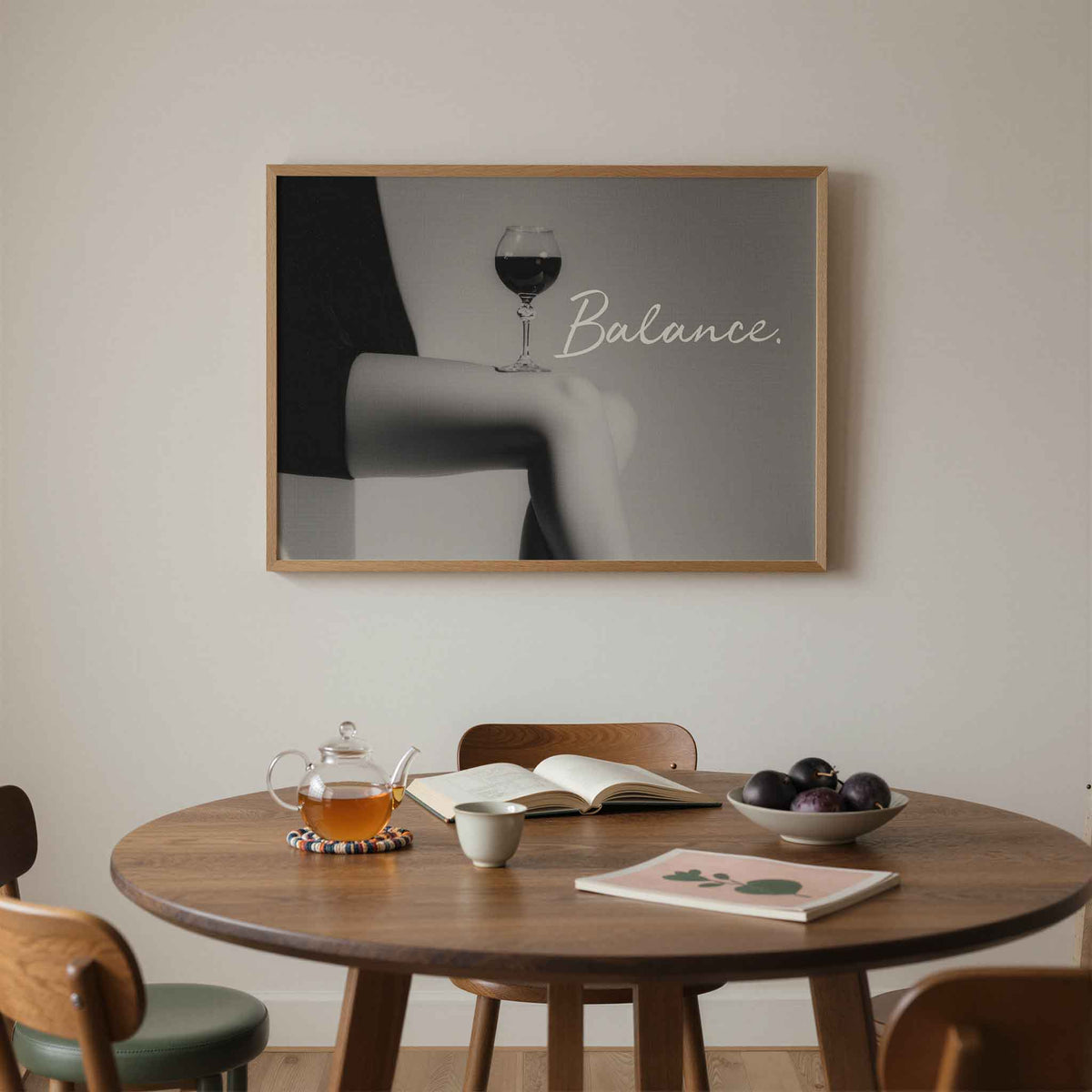 Balance – liggende moderne wanddecoratie van WallArtistic