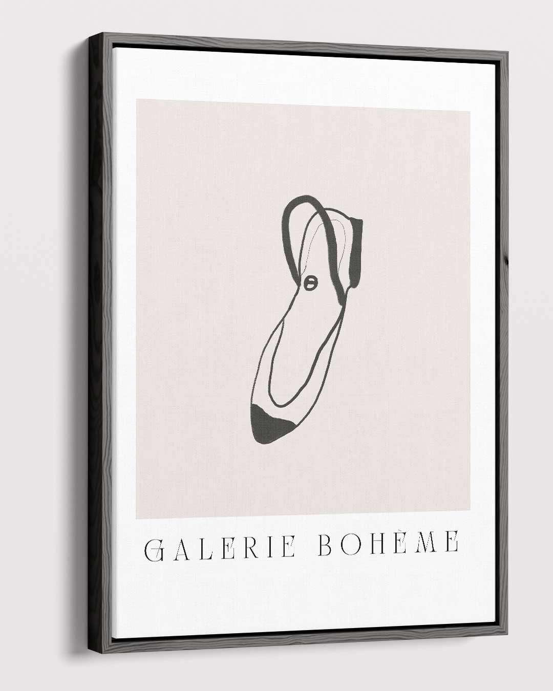 Elegante Slof – canvas wanddecoratie in portret formaat