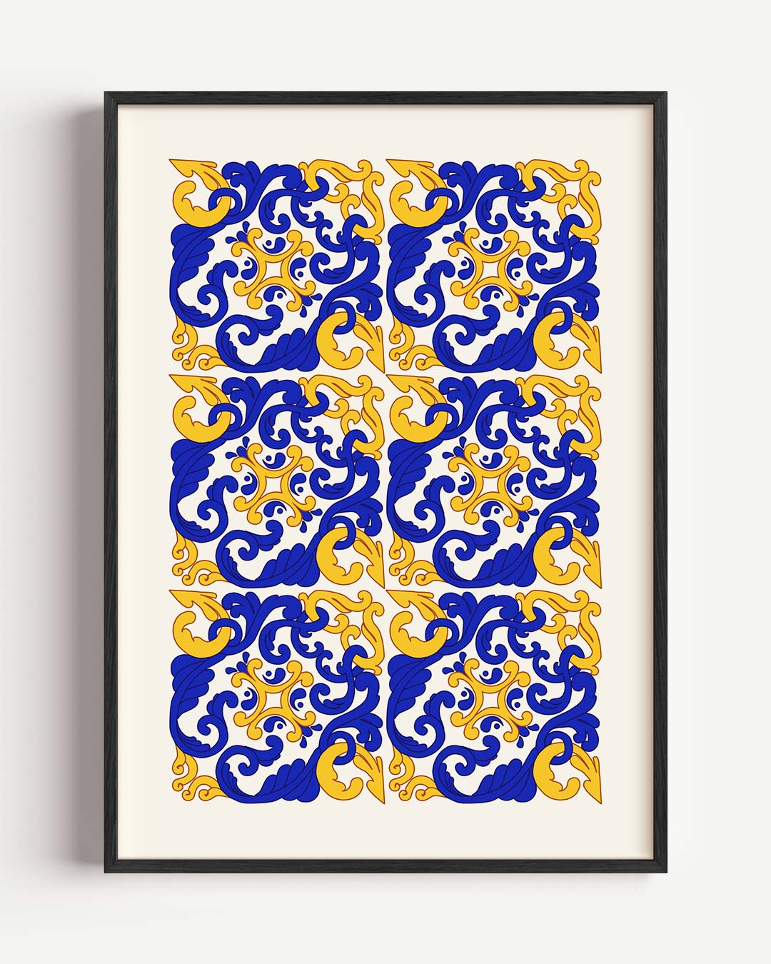 Mozaïek Magie Wandposter – keuken portret poster als wanddecoratie