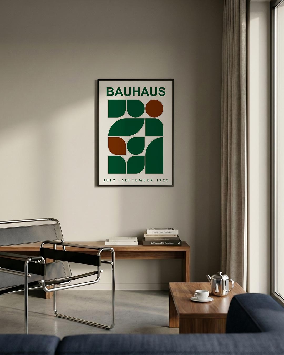 – geometrische poster in Bauhaus-stijl van WallArtistic