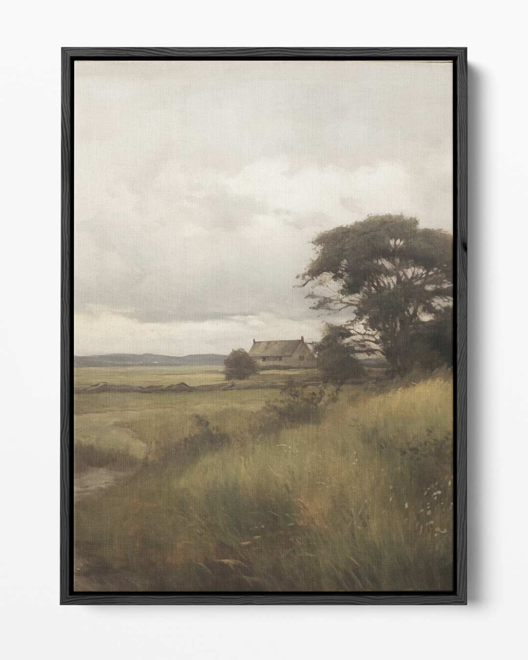 Rustieke Landschapsscène – portret kunstwerk als wanddecoratie