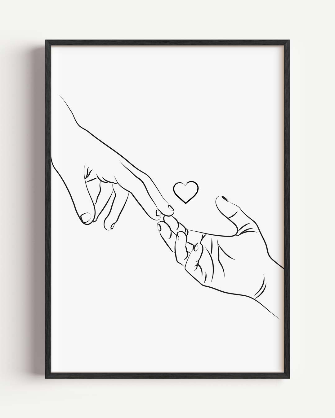 Verbonden in Liefde – zomer portret poster als wanddecoratie