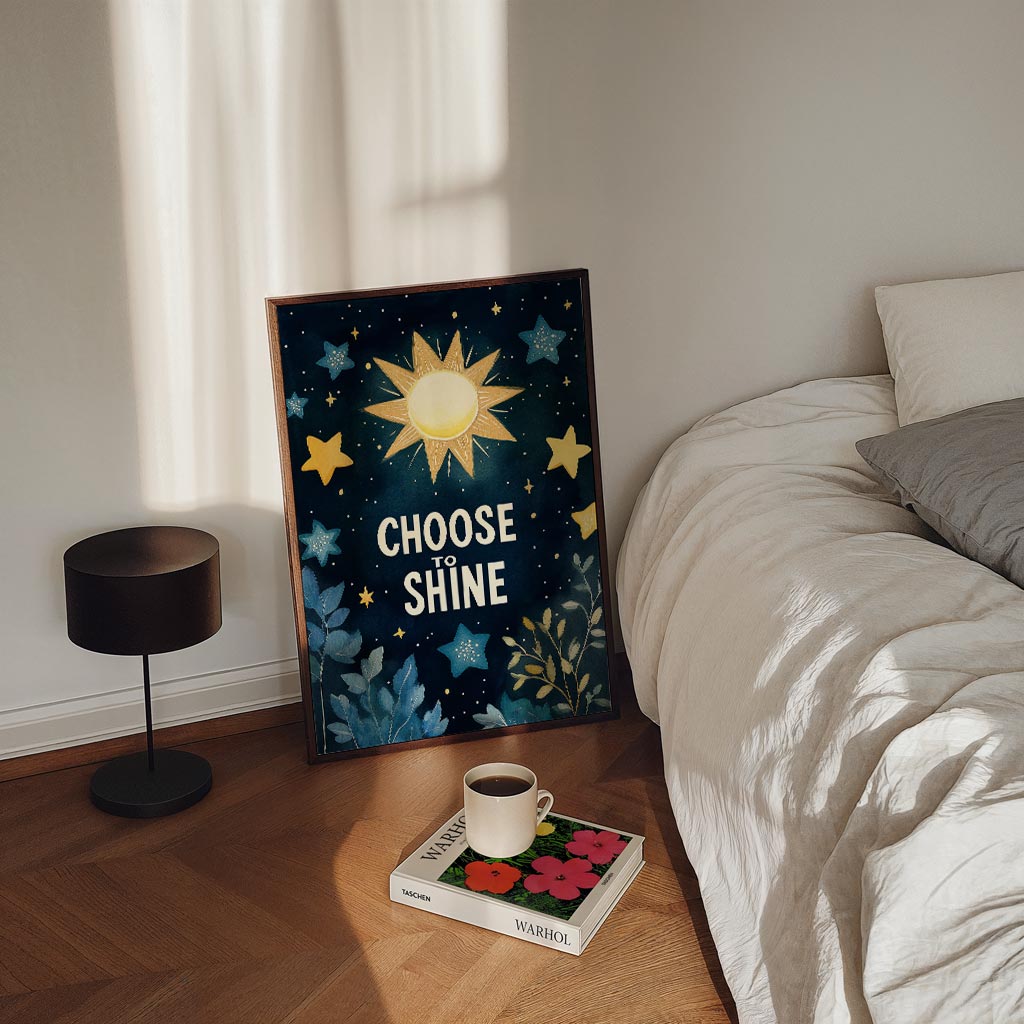 Stralende Inspiratie – kinderposter in staand formaat