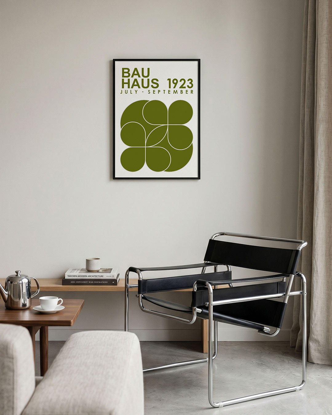 Vorm en kleur – geometrische Bauhaus poster in staand formaat