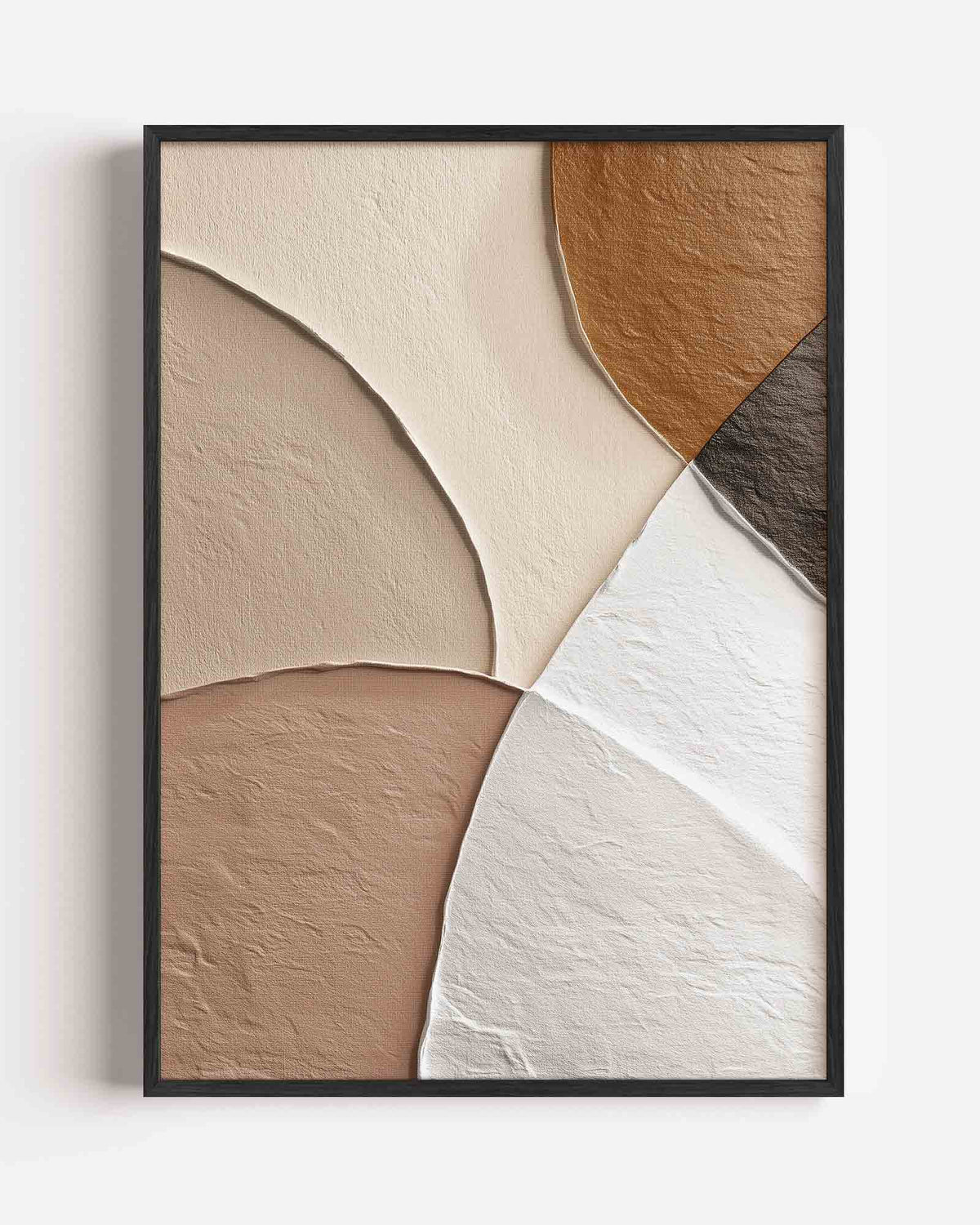 Abstracte vormen – abstracte portret poster als wanddecoratie