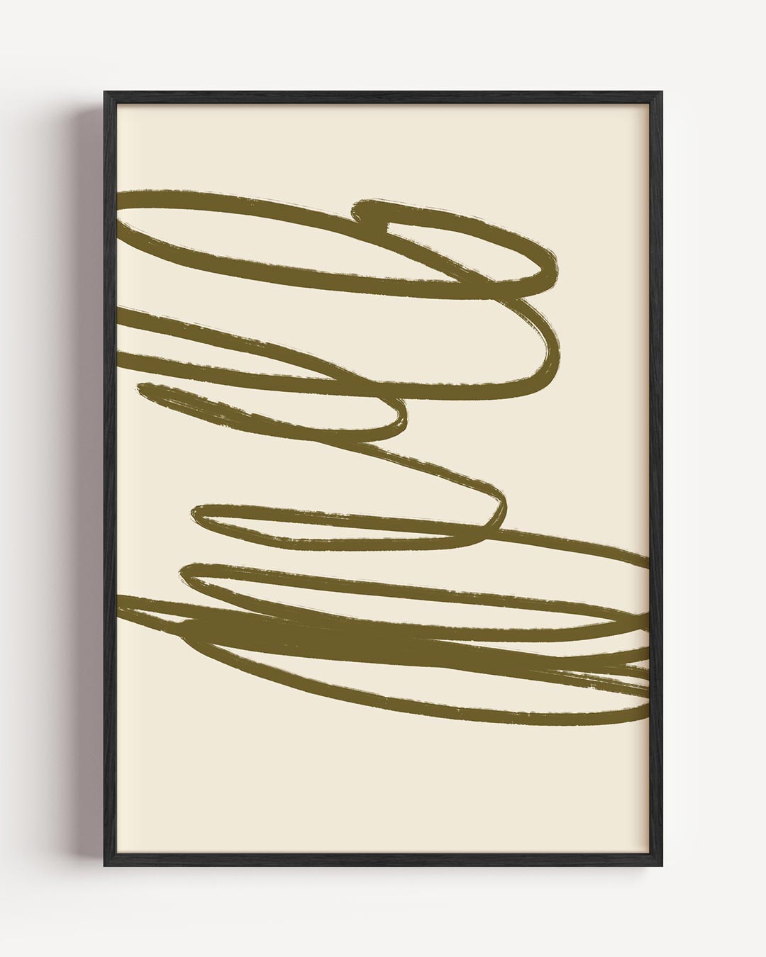 Elegante Minimalistische Kunstprint – abstracte portret poster als wanddecoratie