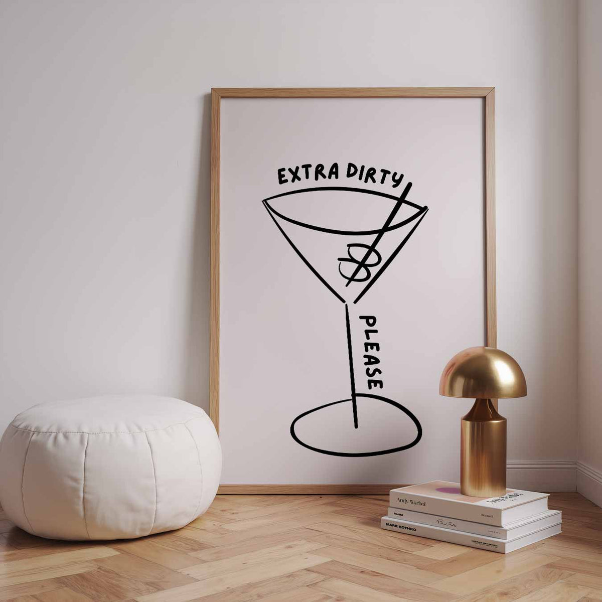 Extra Dirty Please – staande zomer wanddecoratie van WallArtistic