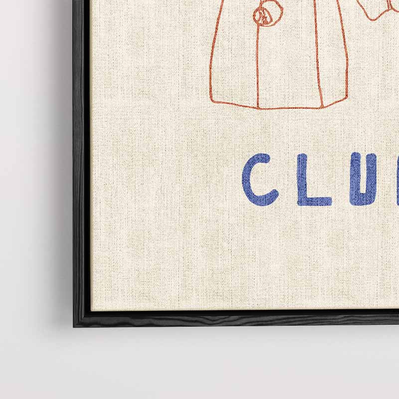 Breakfast Club Poster – modern portret kunstwerk van WallArtistic