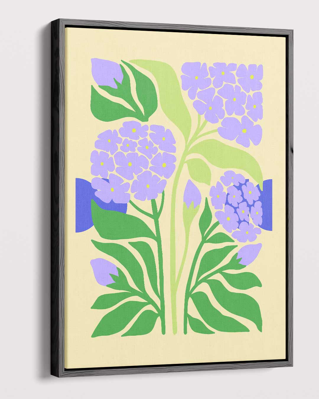 Bloemenpracht in Lila – dibond kunstwerk als wanddecoratie