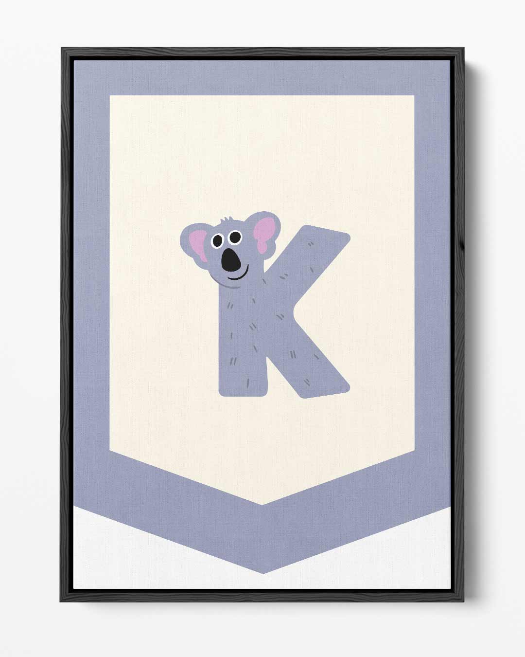 Alfabet Poster met Koala Illustratie – portret kunstwerk als wanddecoratie