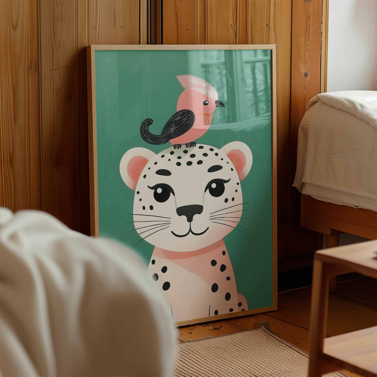 Vrolijke Dierenvriendjes – kinderposter in staand formaat