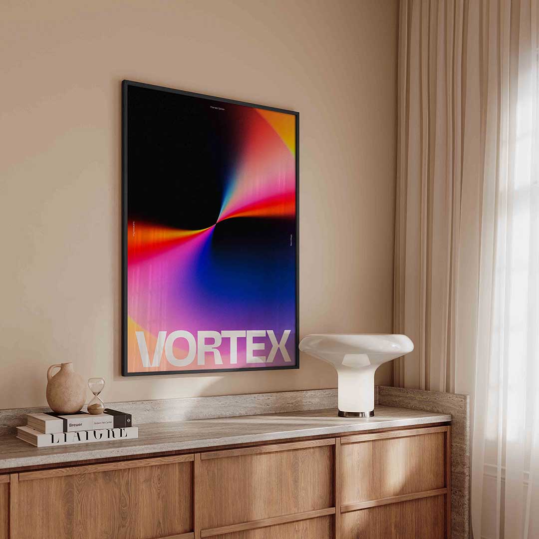 Vortex – urban poster in staand formaat