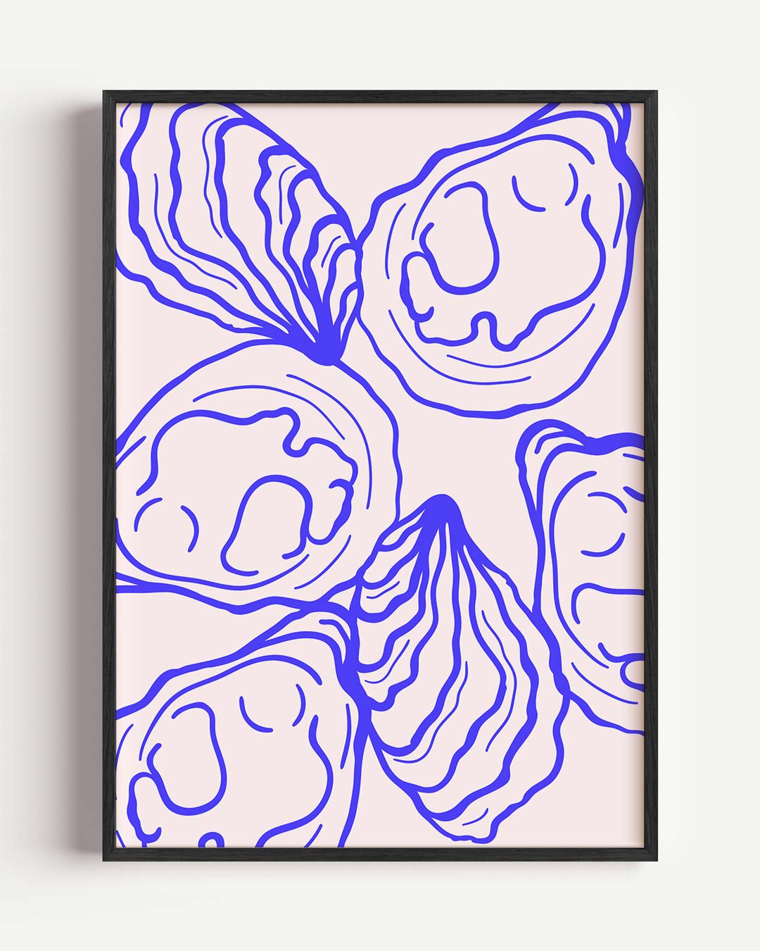 Moderne Oester Illustratie – keuken portret poster als wanddecoratie