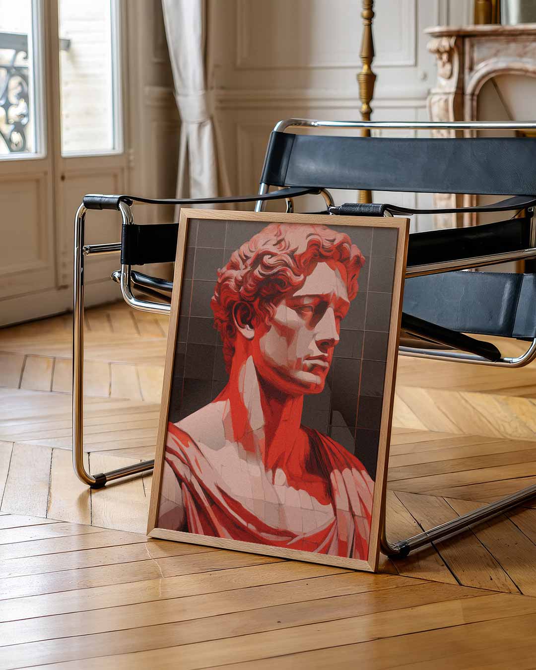 Klassieke Buste Art – urban poster in staand formaat