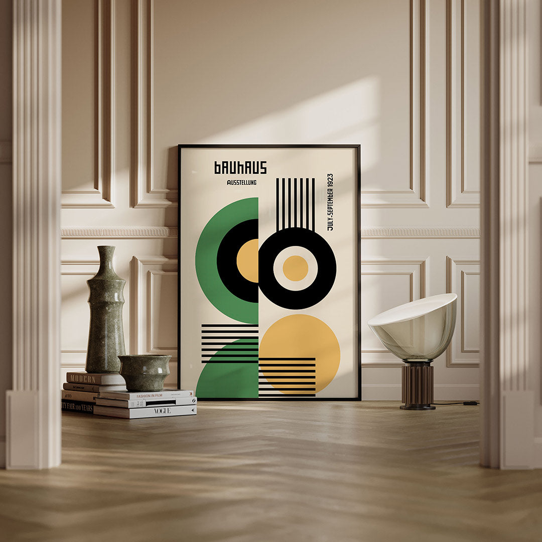 Vormen en lijnen – moderne Bauhaus wandkunst als poster