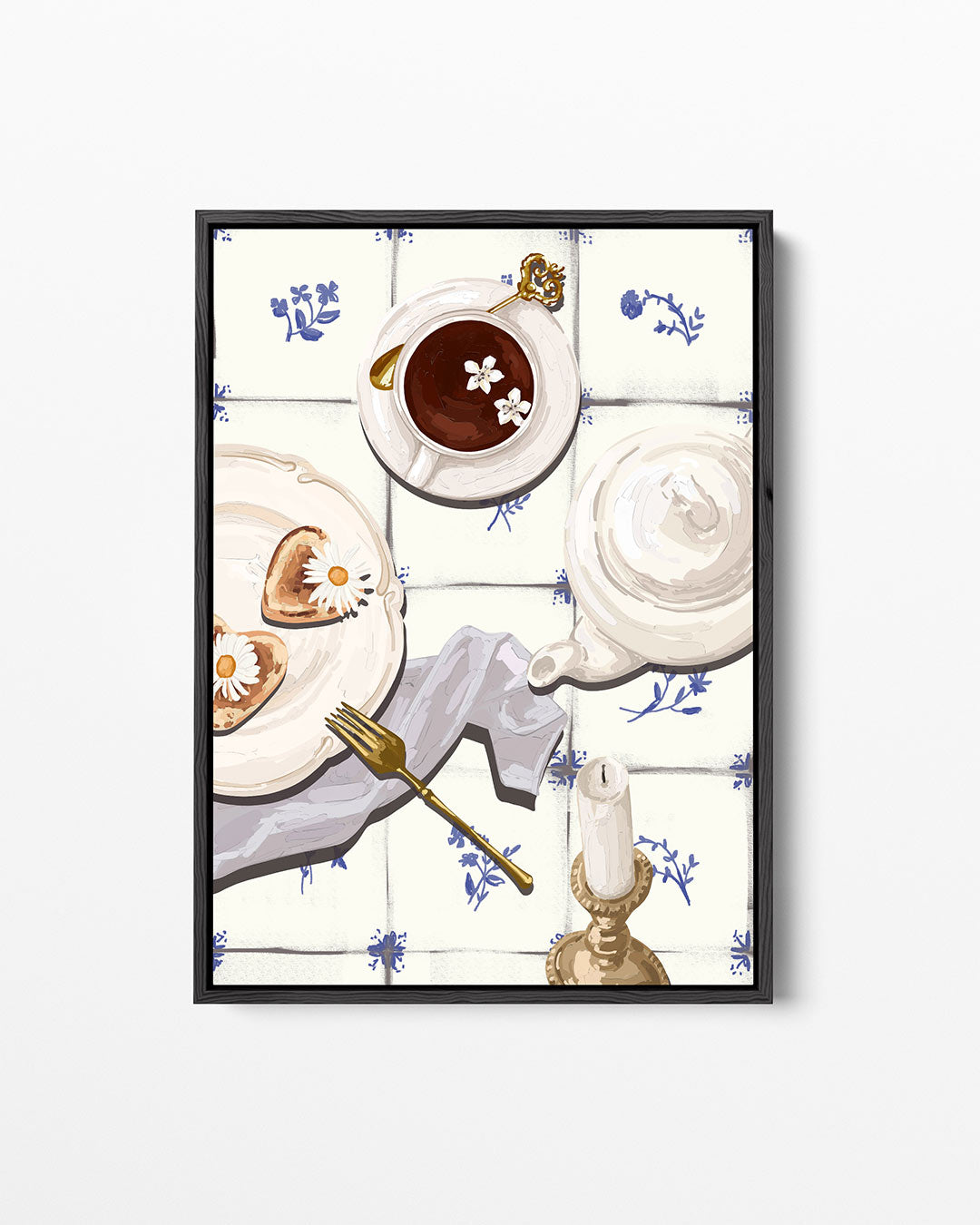 Tafelsetting – staand wanddecoratie kunstwerk