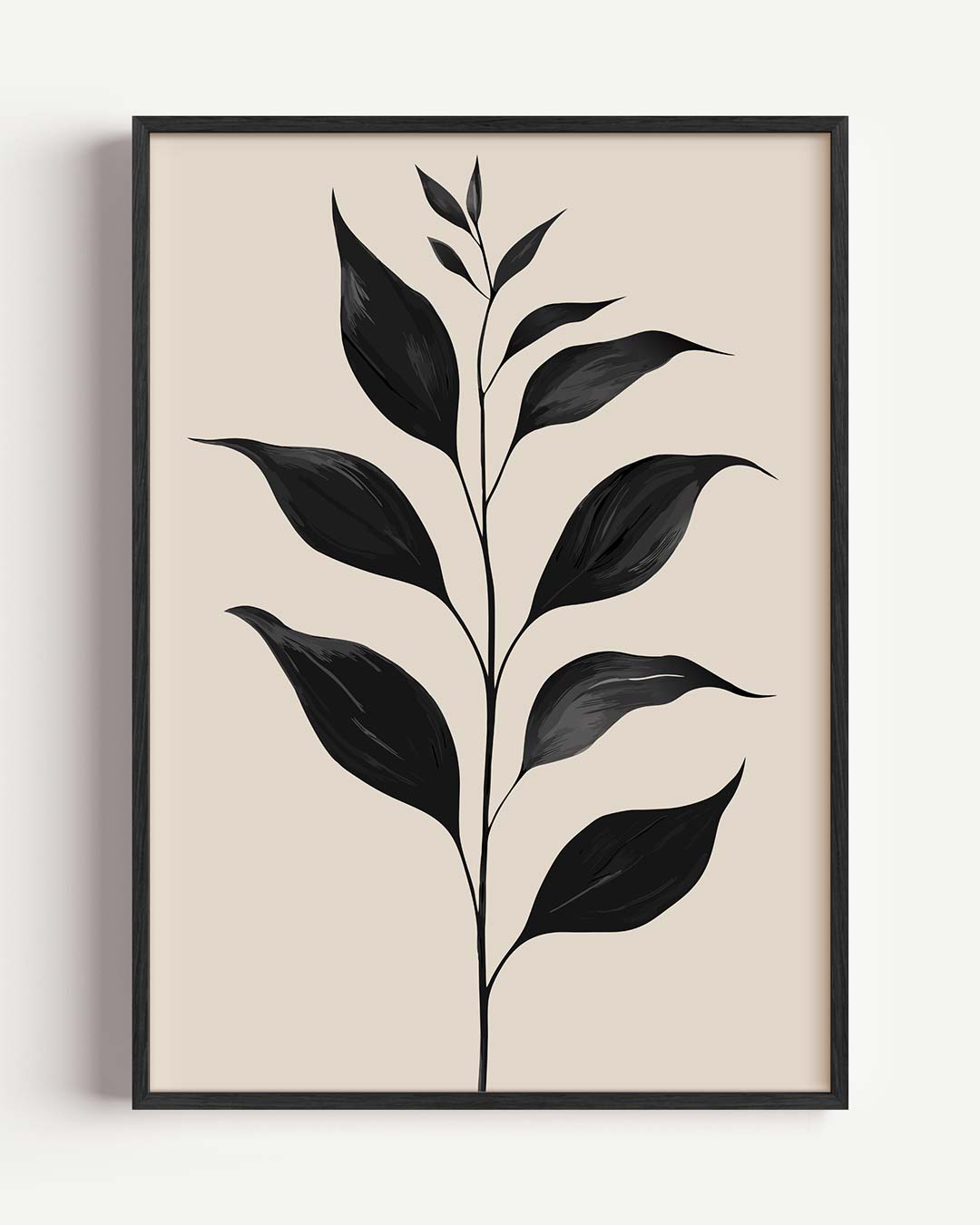 Minimalistische Botanische – kleurrijke abstracte portret poster als wanddecoratie