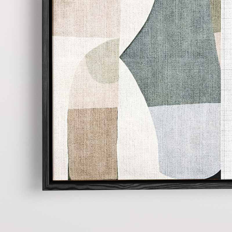 Harmonieuze Abstractie – staand kunstwerk voor modern interieur