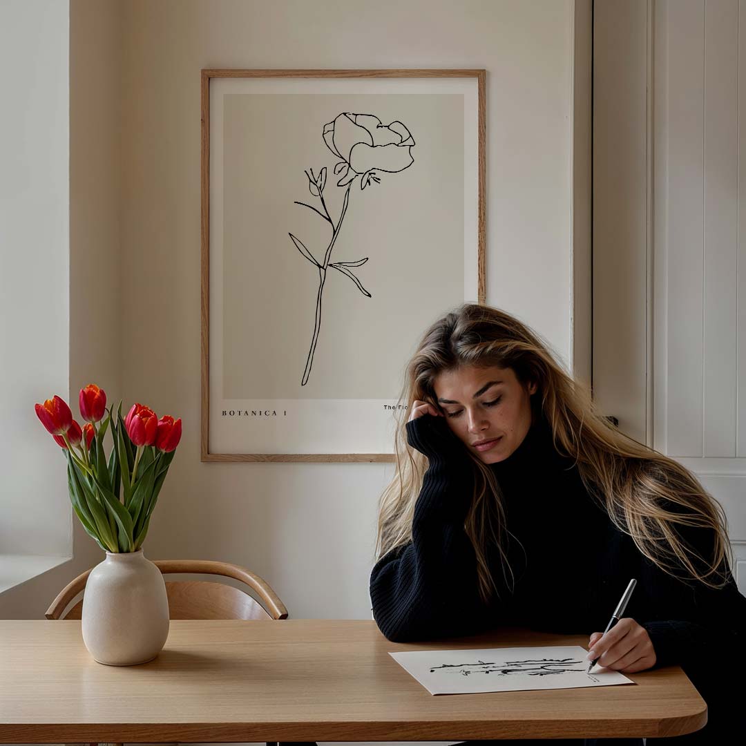 Botanica I – culinaire wandkunst als portret poster