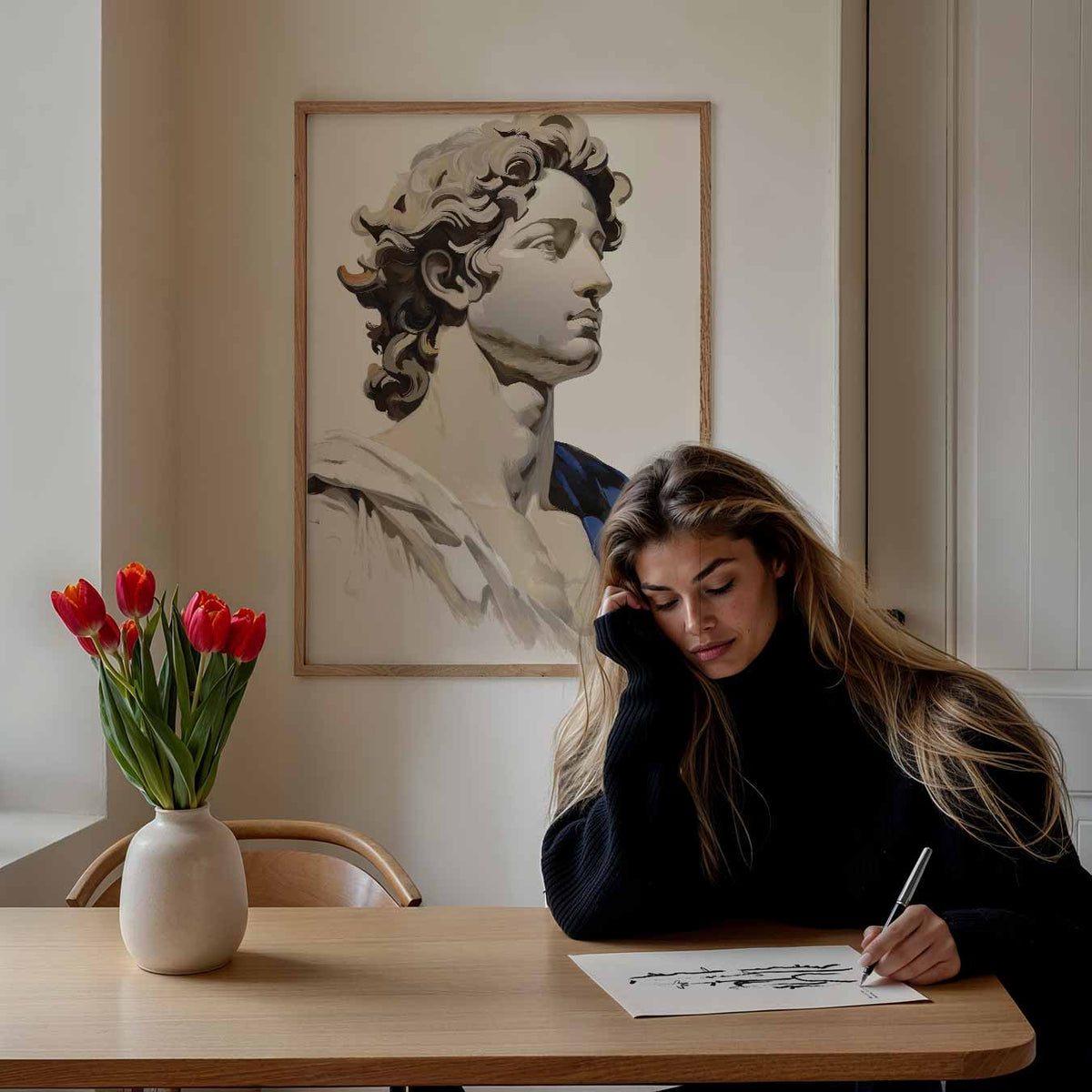 Klassieke Kracht – Popart poster als moderne urban wanddecoratie