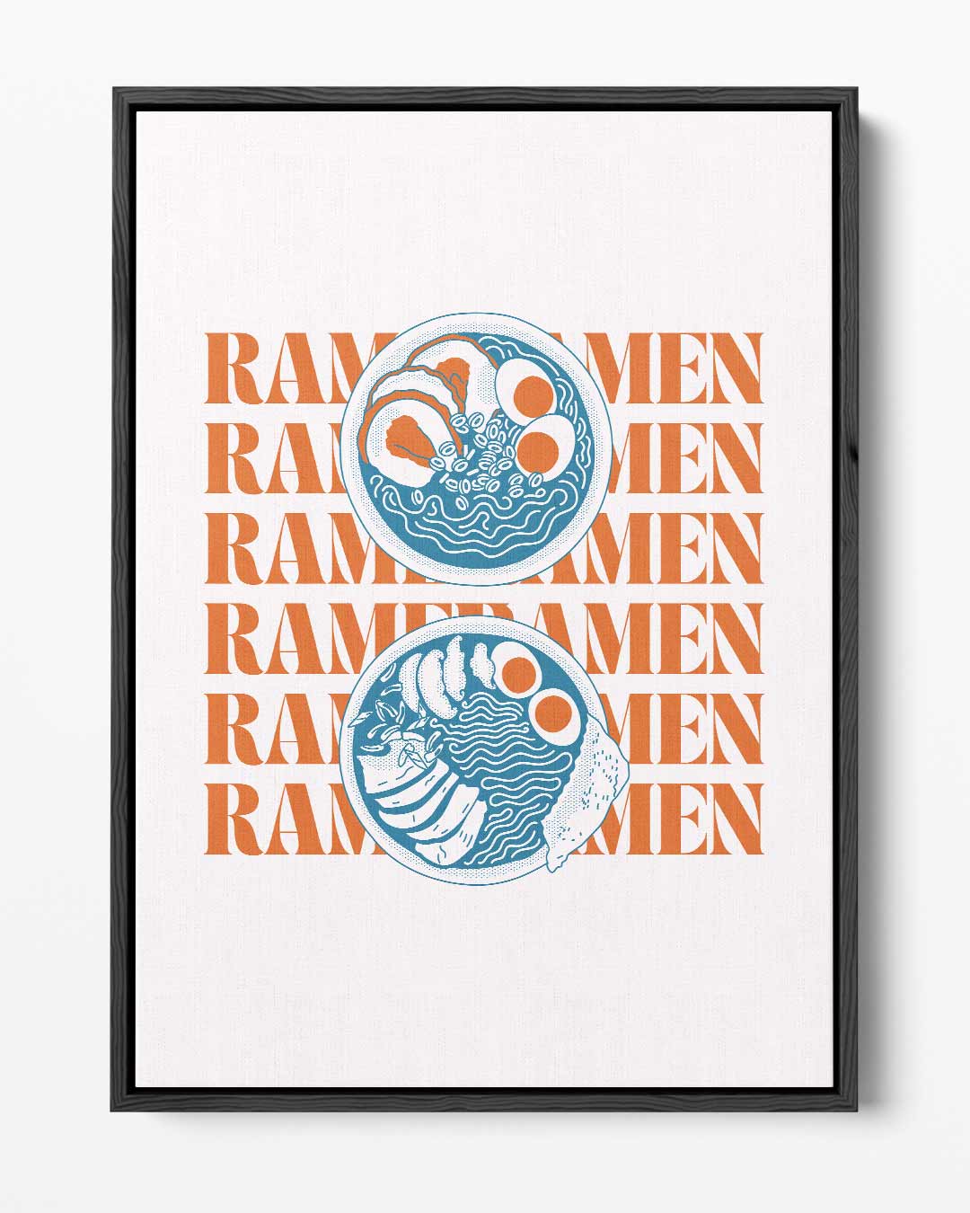 Ramen Delight Poster – portret kunstwerk als wanddecoratie
