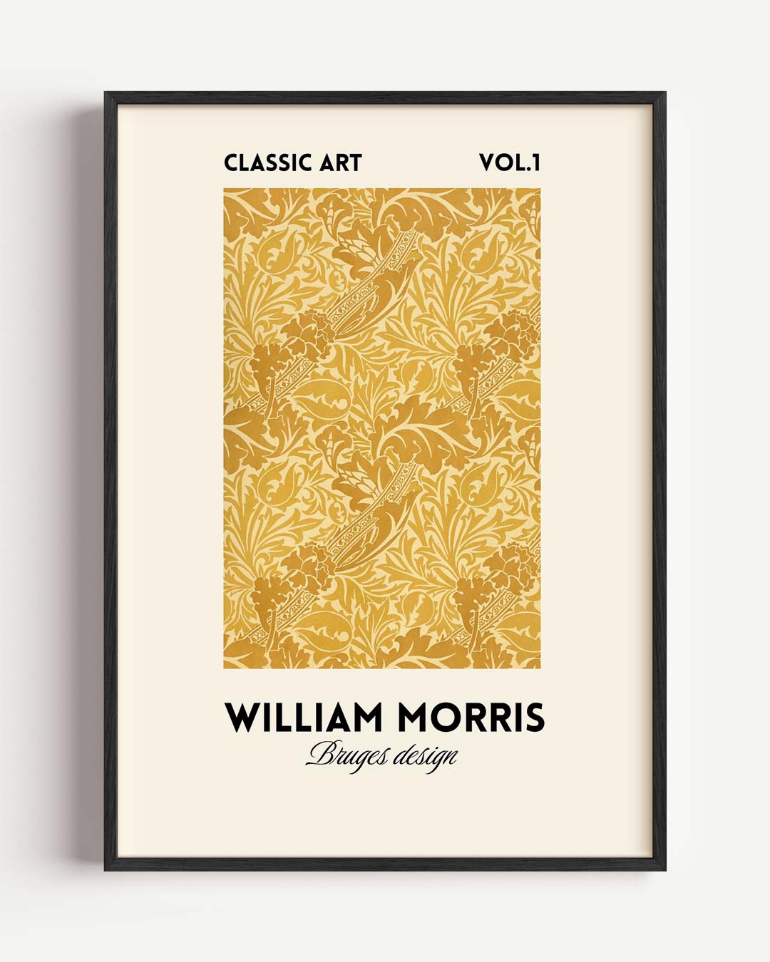 William Morris Bruges Design – William Morris portret poster als wanddecoratie