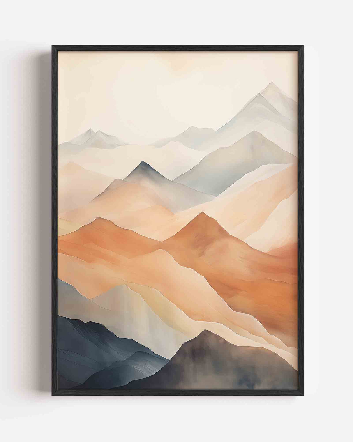 Berglandschap – natuur portret poster als wanddecoratie