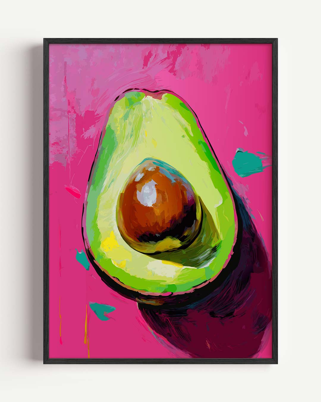 Avocado Art – keuken portret poster als wanddecoratie