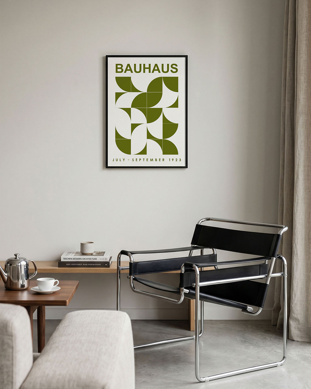 Vorm en kleur – geometrische Bauhaus poster in staand formaat
