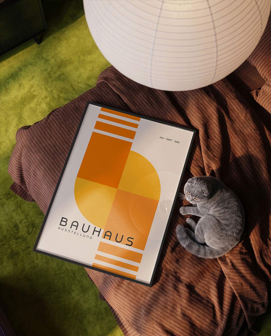 Vorm en kleur – moderne Bauhaus wandkunst als poster