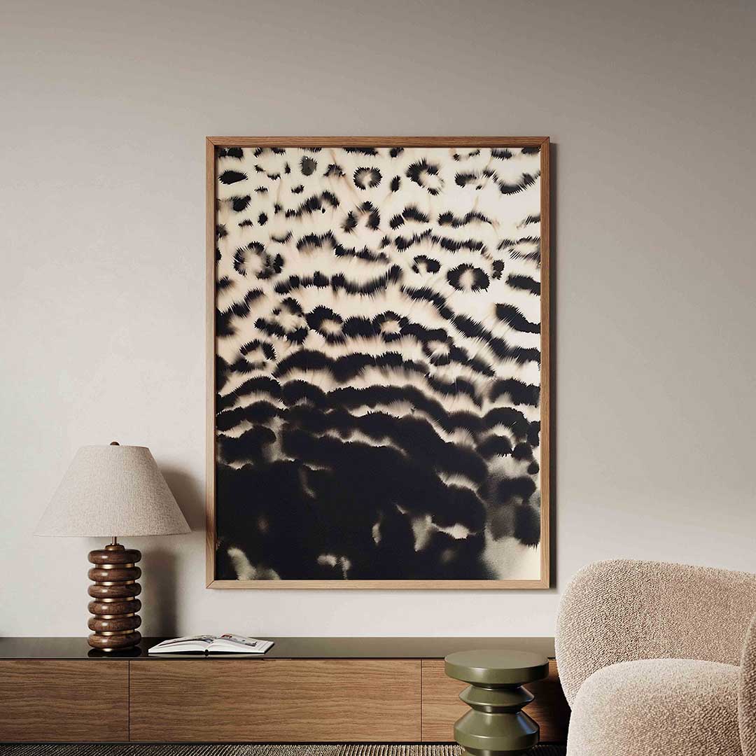 Zwart witte patronen – safari poster in staand formaat