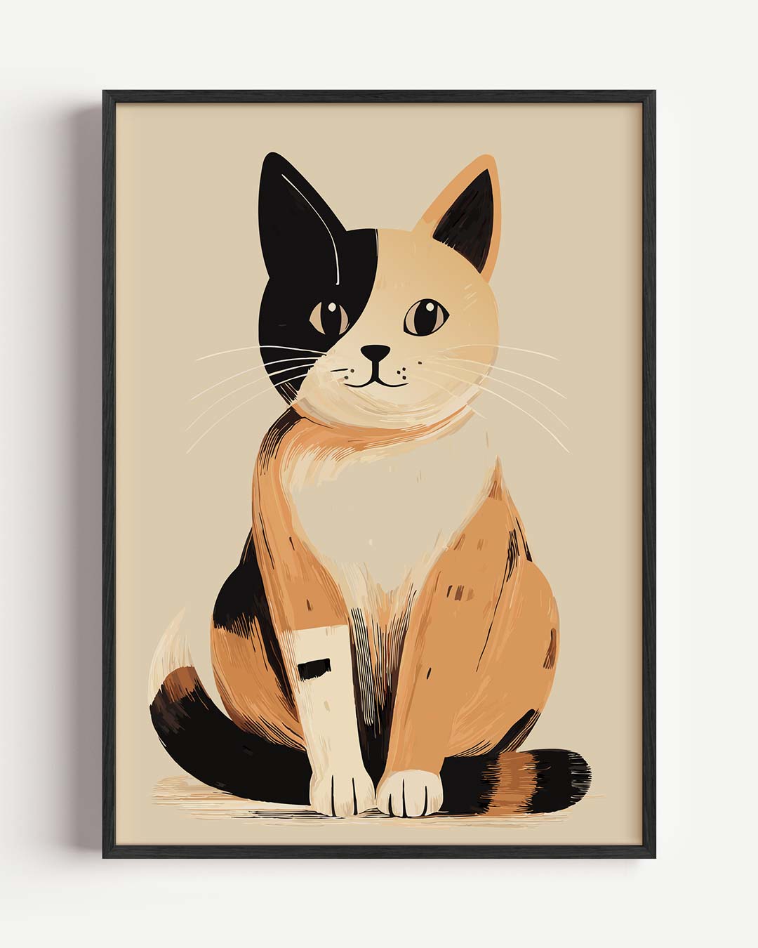 Charmante Kattenposter – dieren portret poster als wanddecoratie
