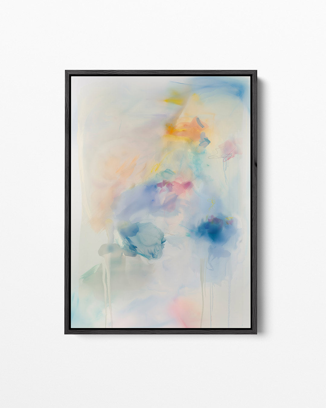 Vloeiende kleurencompositie – Editie 6 – staand wanddecoratie kunstwerk