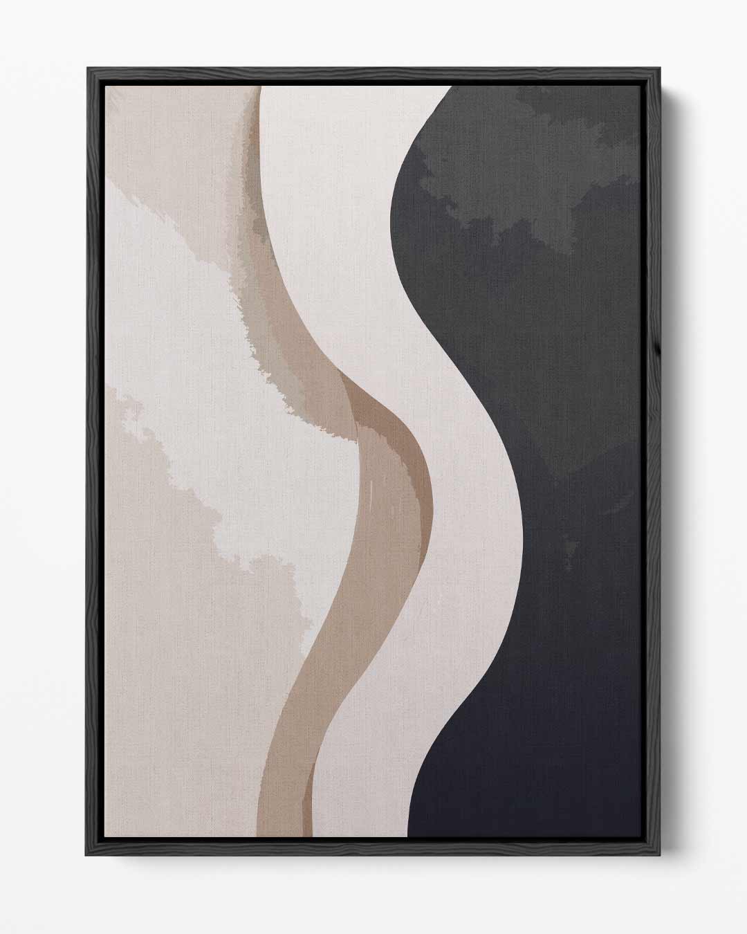Golvende Abstractie – portret kunstwerk als wanddecoratie