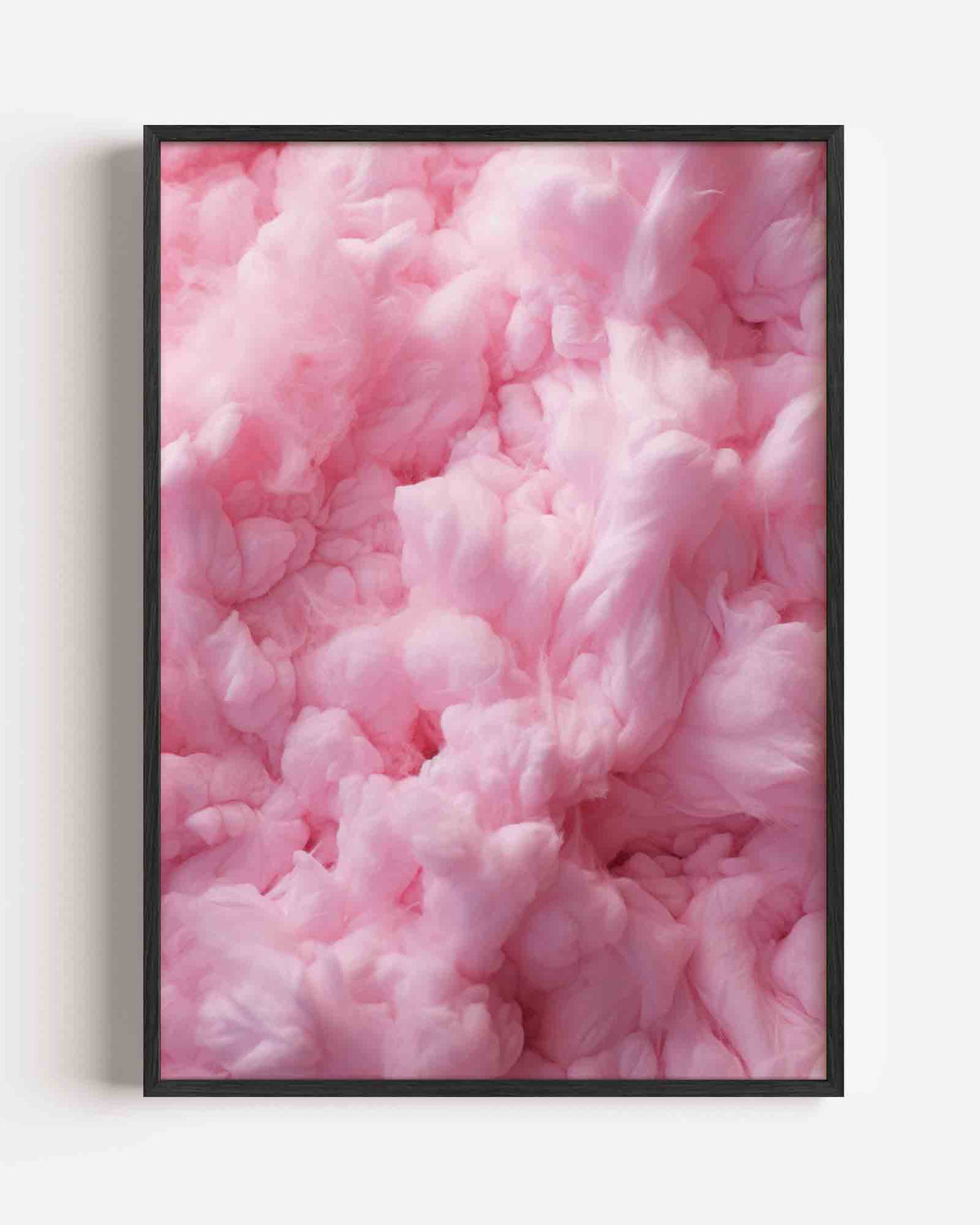 Roze wolken – Kunst & Design poster als staande wanddecoratie