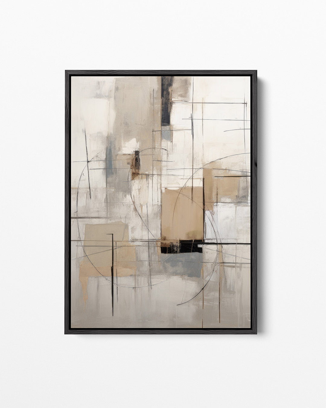 Geometrische lijnen – staand wanddecoratie kunstwerk
