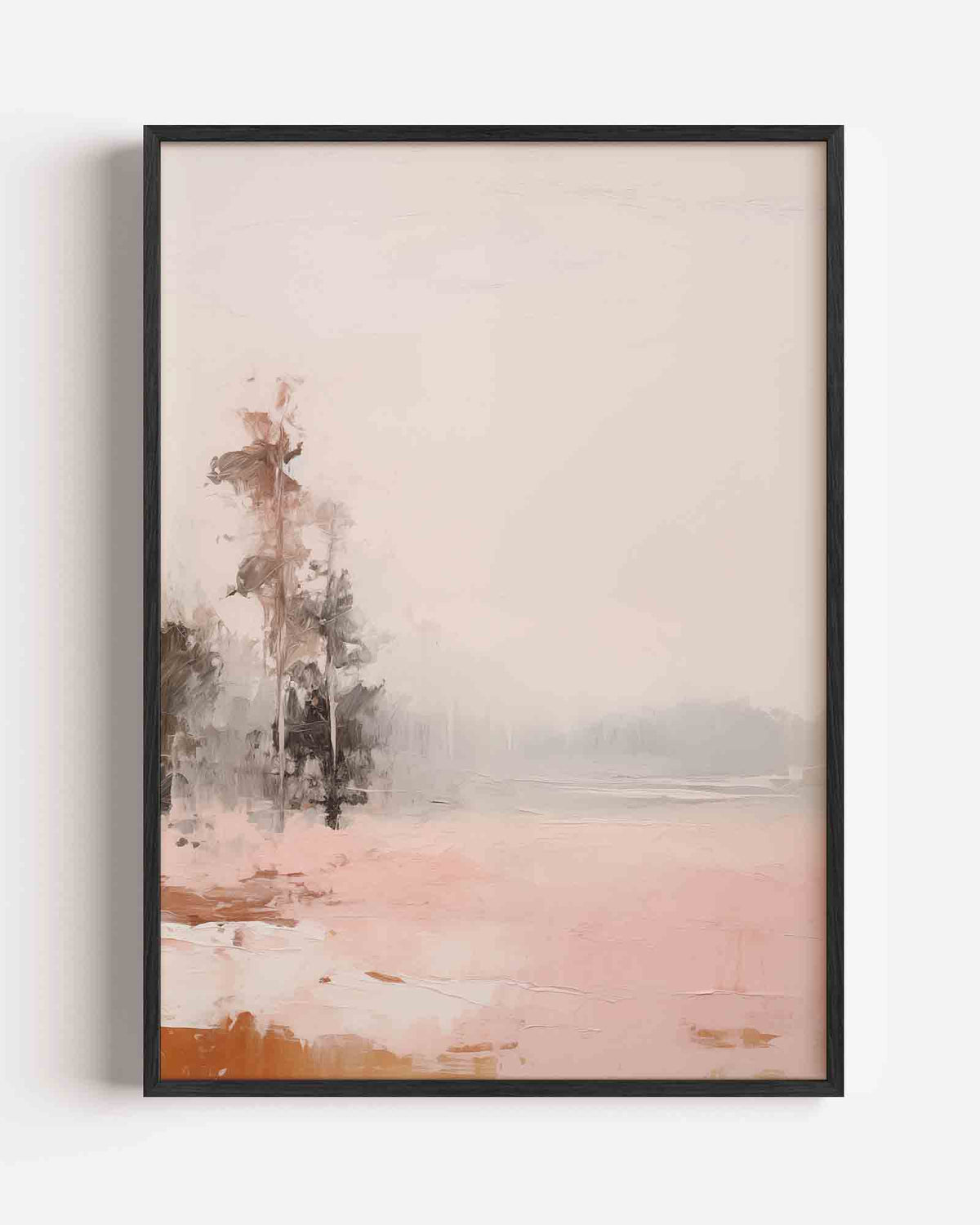 Landschap met bomen – botanische portret poster als wanddecoratie