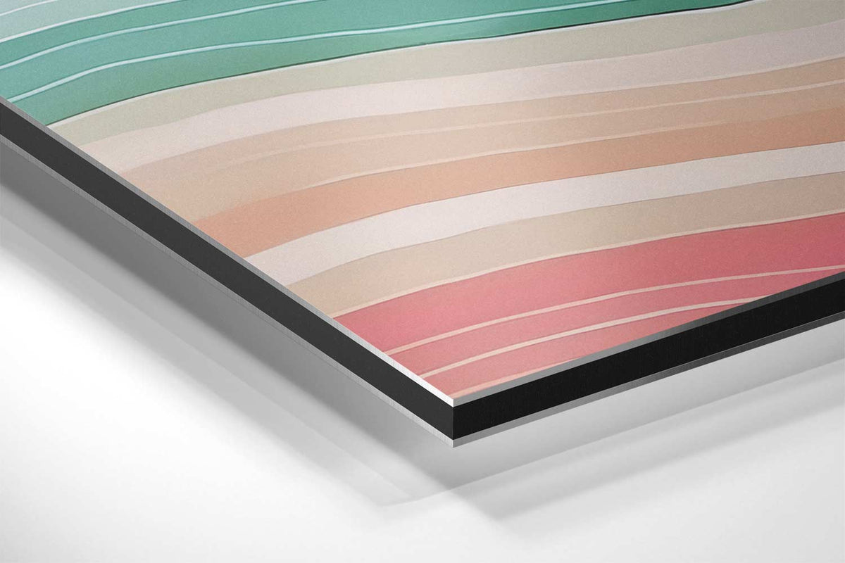 Zomerse Golven – canvas kunstwerk als wanddecoratie