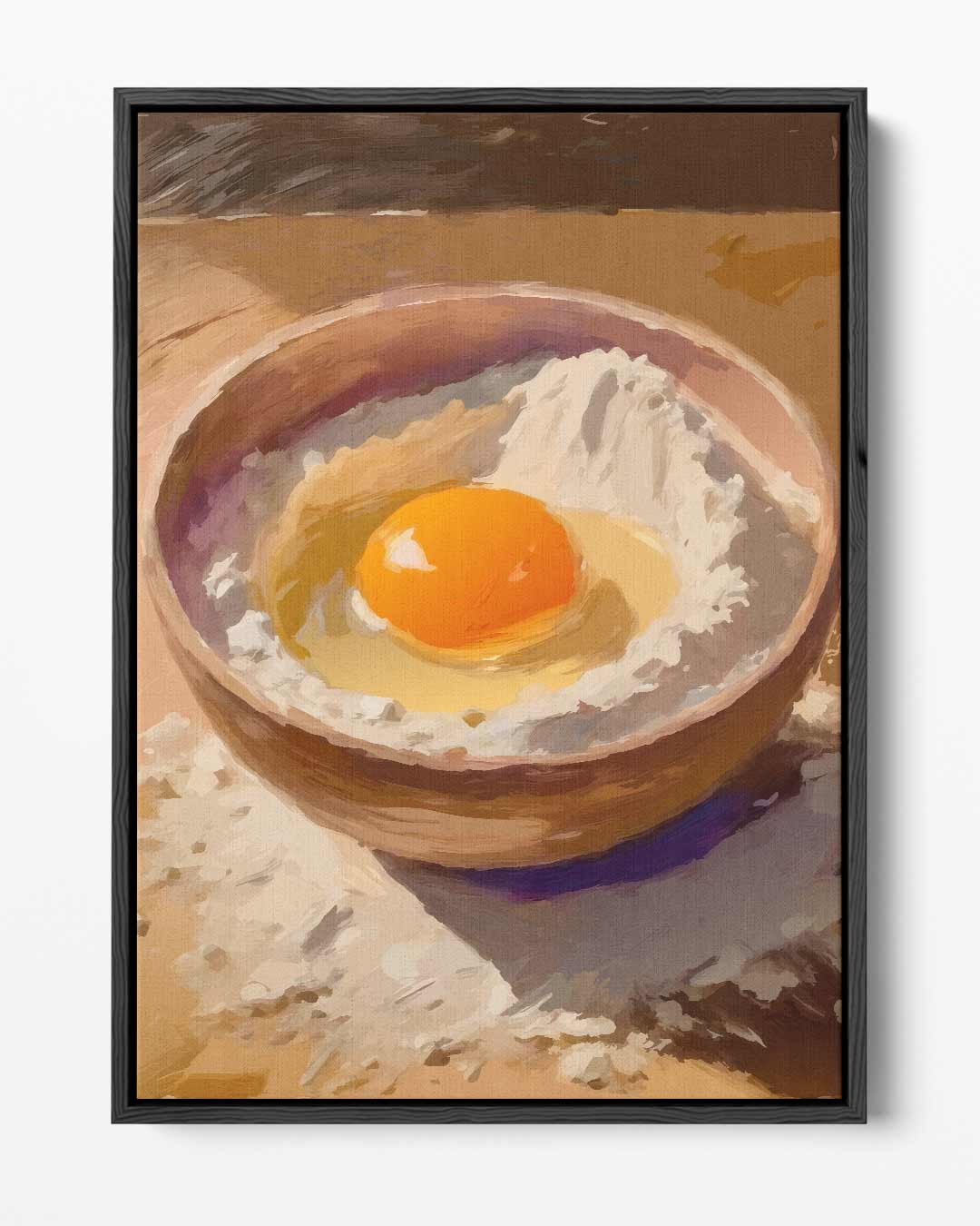 Aardse Keuken Sfeer – portret kunstwerk als wanddecoratie