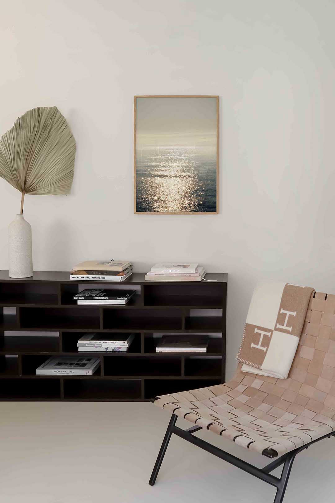 Zonlicht op water – natuur poster in staand formaat