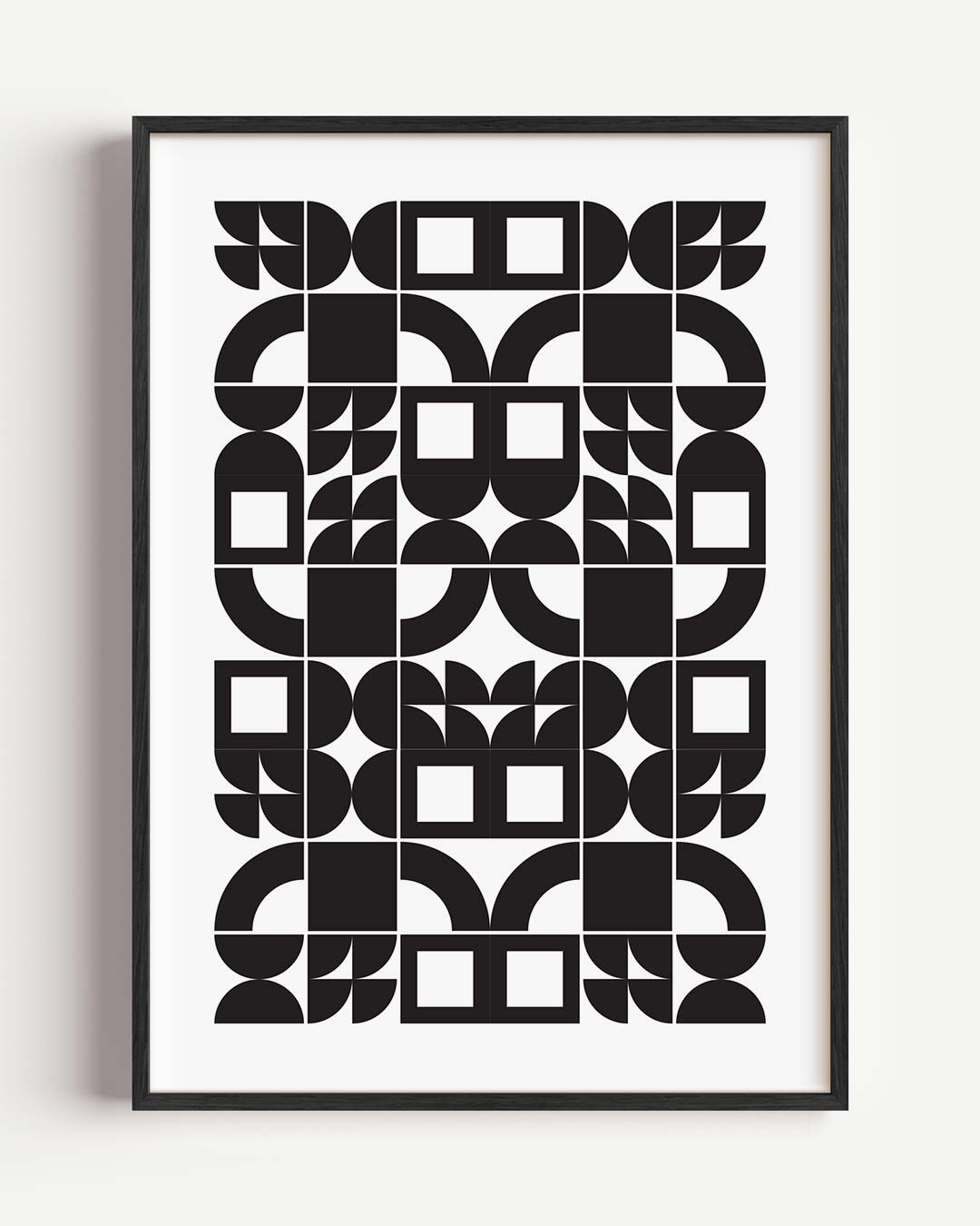 Moderne Geometrische Kunstposter – dieren portret poster als wanddecoratie