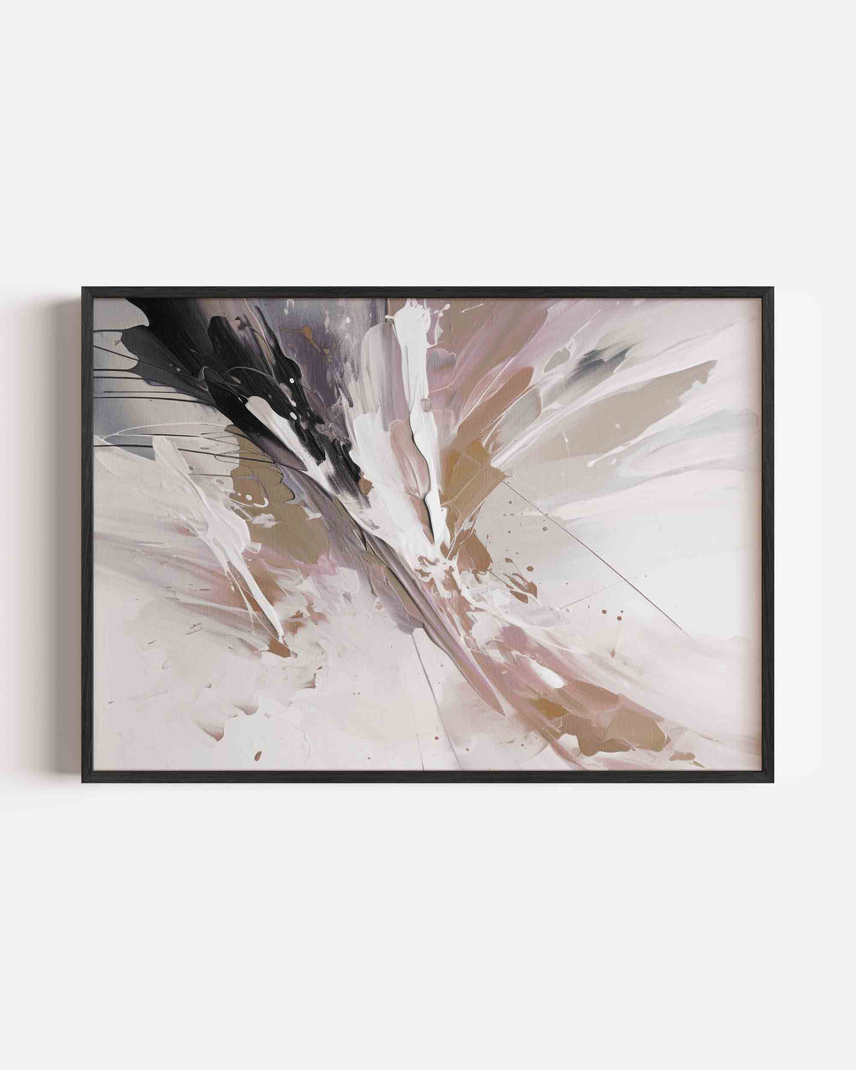 Abstracte vormen – abstracte landscape poster als wanddecoratie