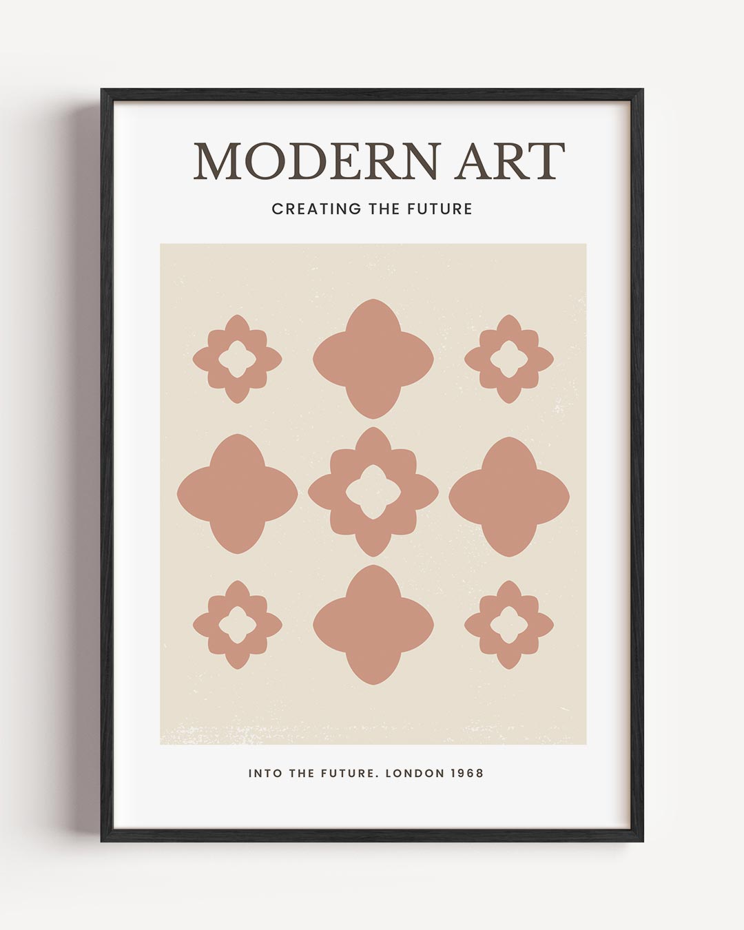 Moderne Kunst – elegante portret poster als wanddecoratie