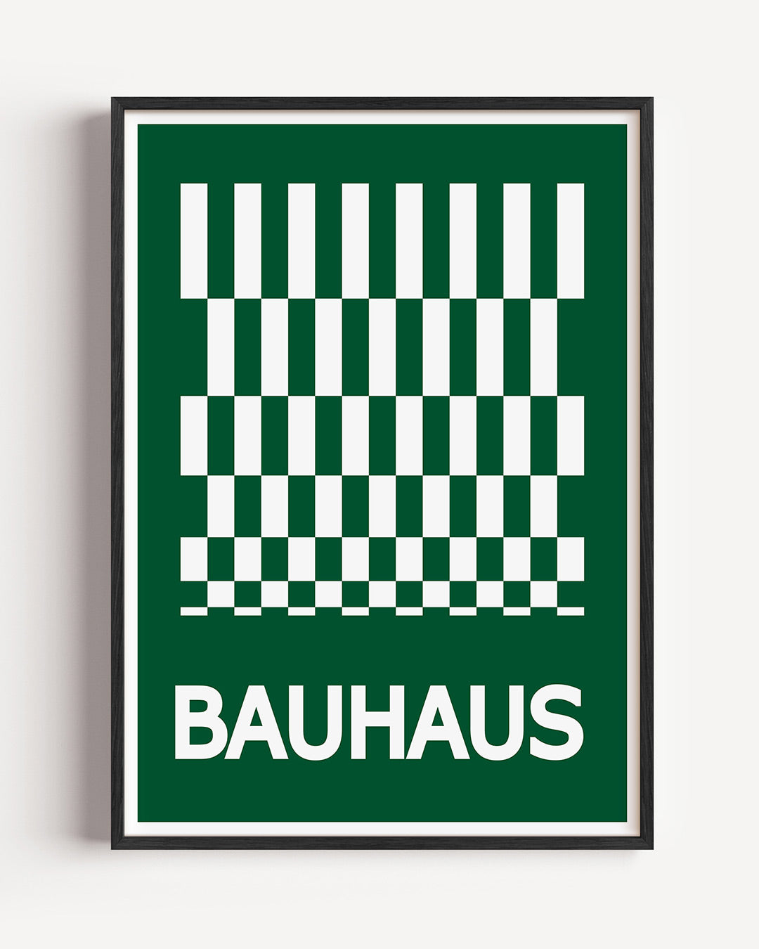 Ritme en contrast – staande Bauhaus poster als wanddecoratie