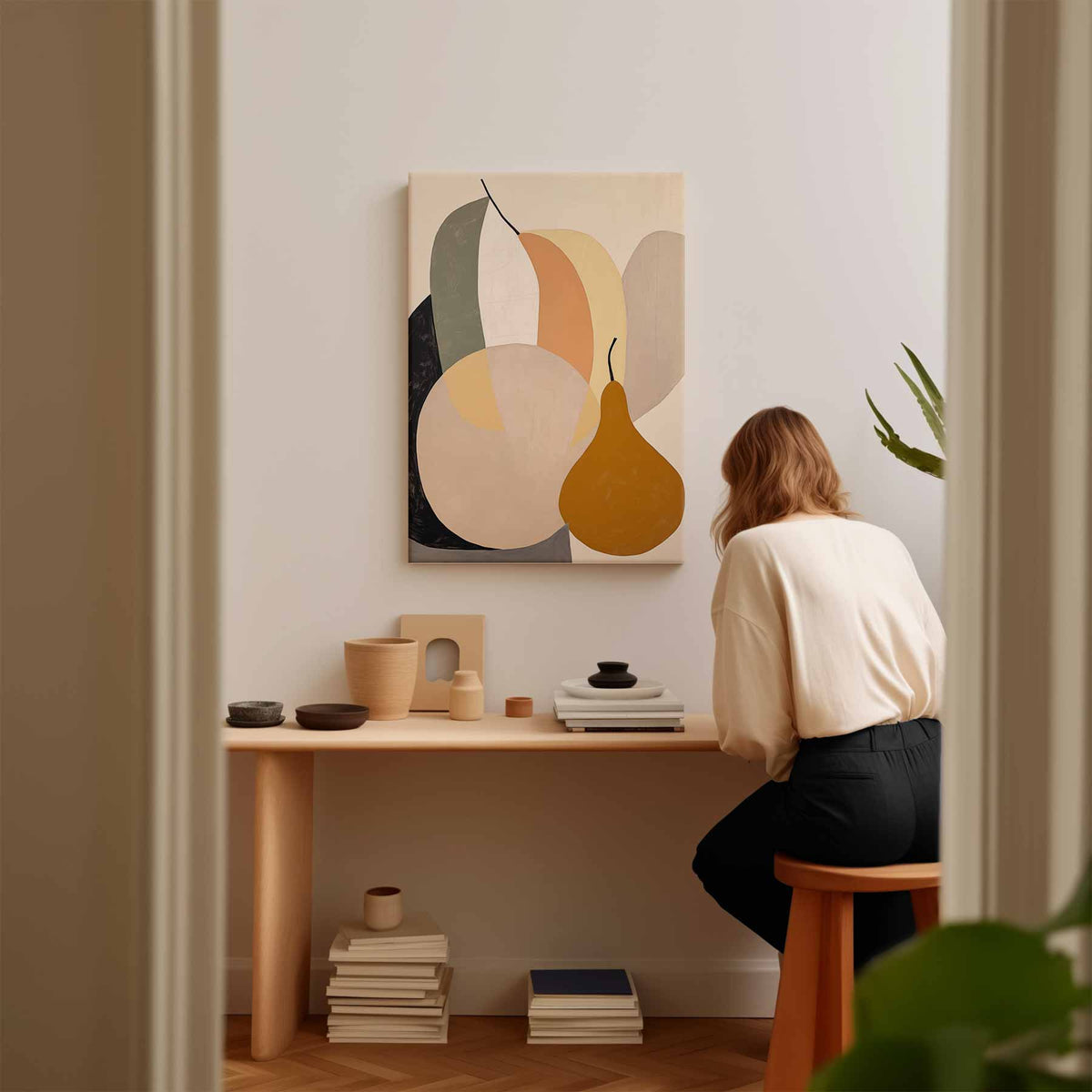 Vrolijke Fruitige Abstractie – modern portret kunstwerk van WallArtistic