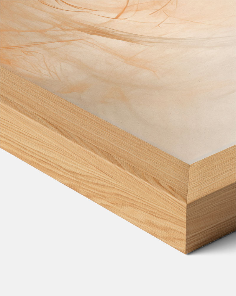 Rustgevende Beige Wandposter – abstracte textuur poster in staand formaat