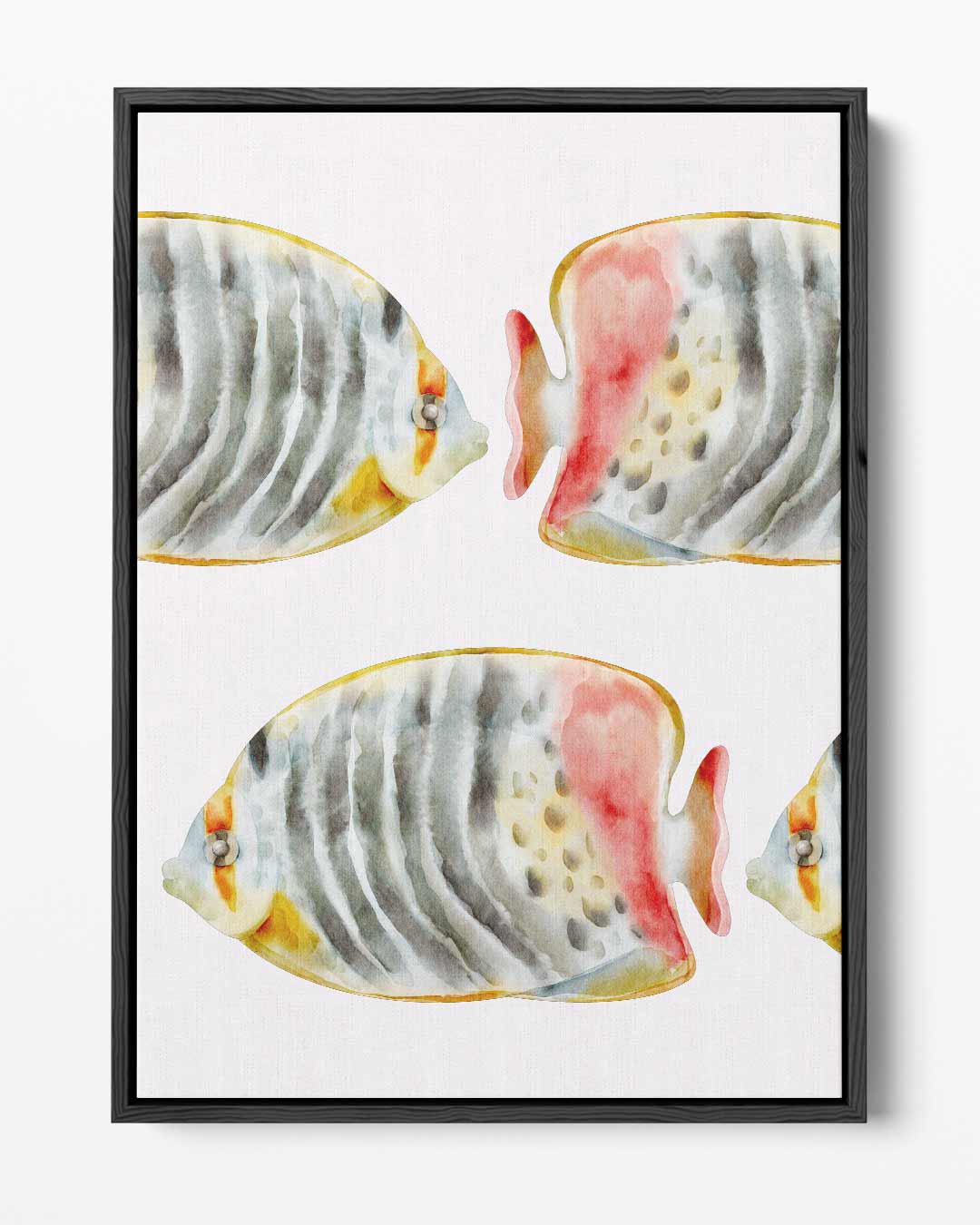Tropische vissen – portret kunstwerk als wanddecoratie