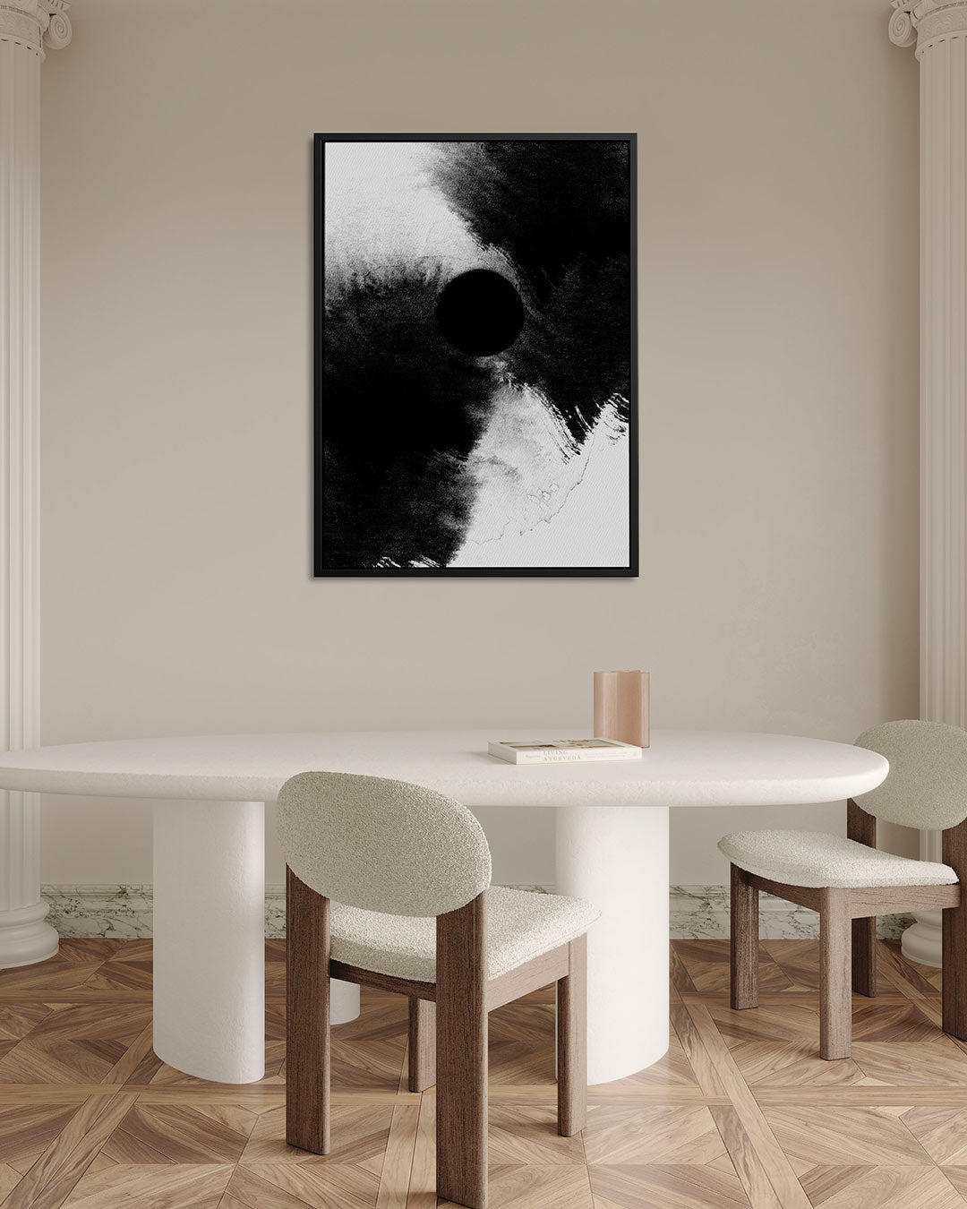 Dynamische vormen – staand wanddecoratie kunstwerk