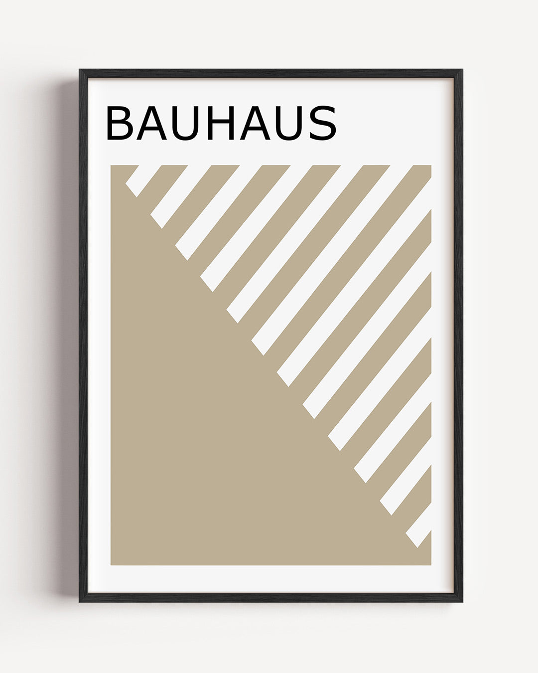 Lijnen en vlakken – staande Bauhaus poster als wanddecoratie