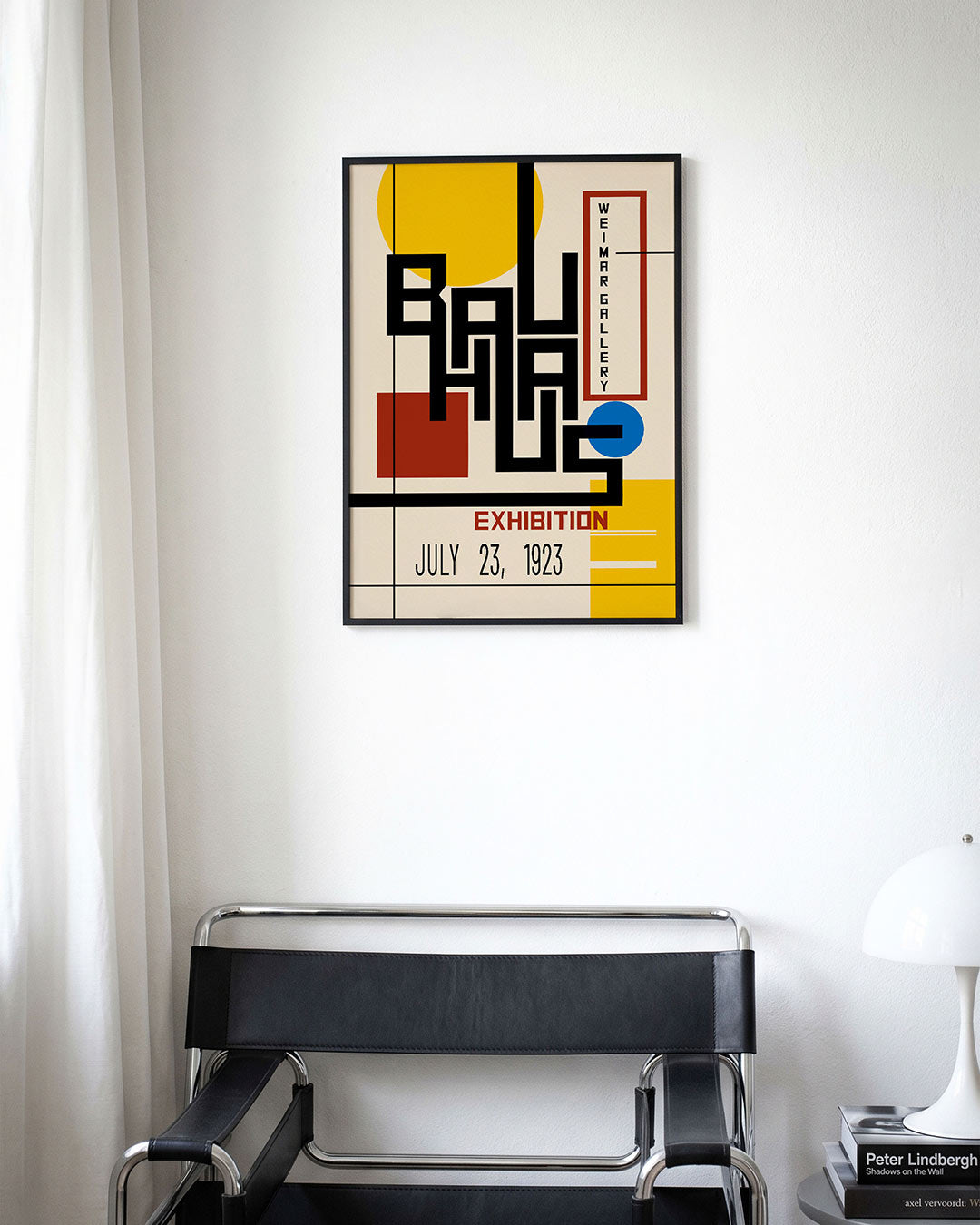 Vormen en vlaken – moderne Bauhaus wandkunst als poster